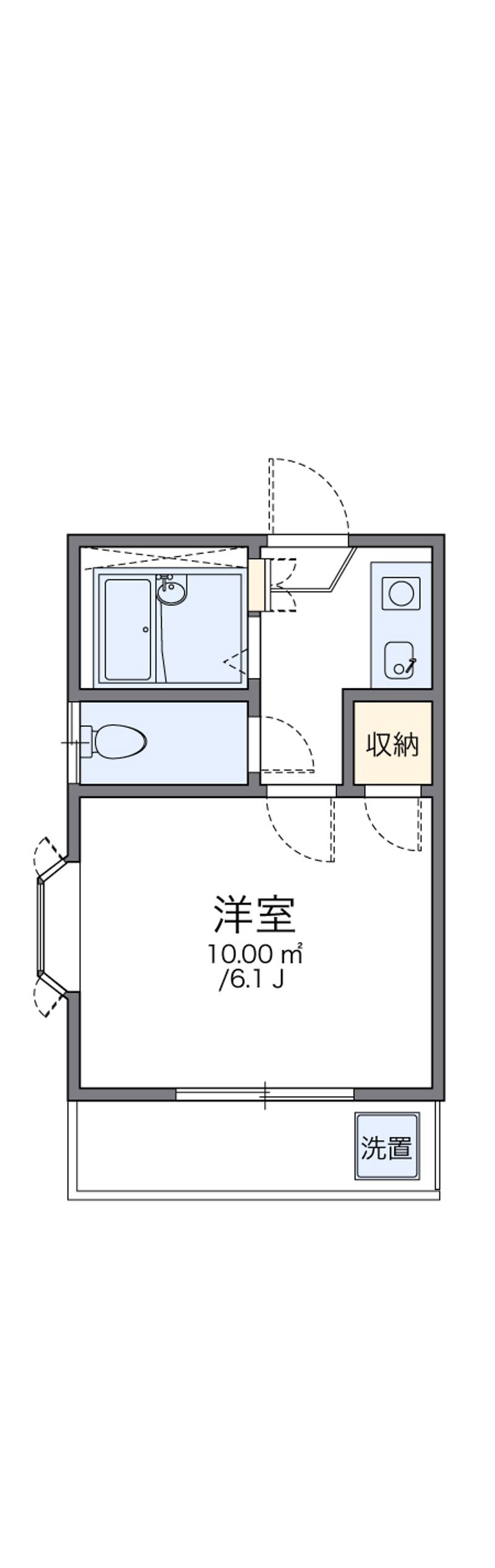 レオパレス浅生 間取図