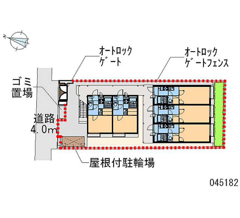 レオパレスコンフォートガーデン 区画図
