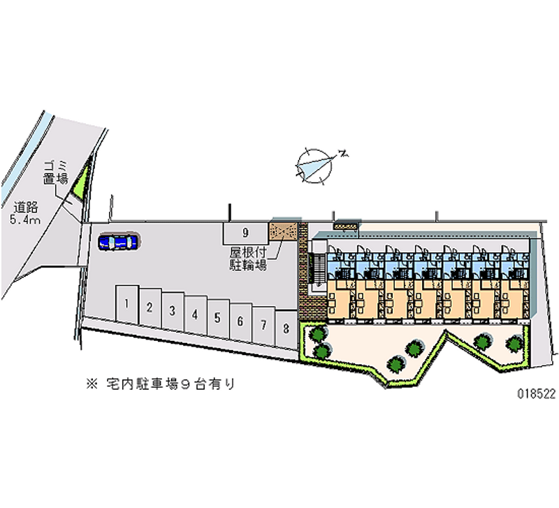 18522月租停車場