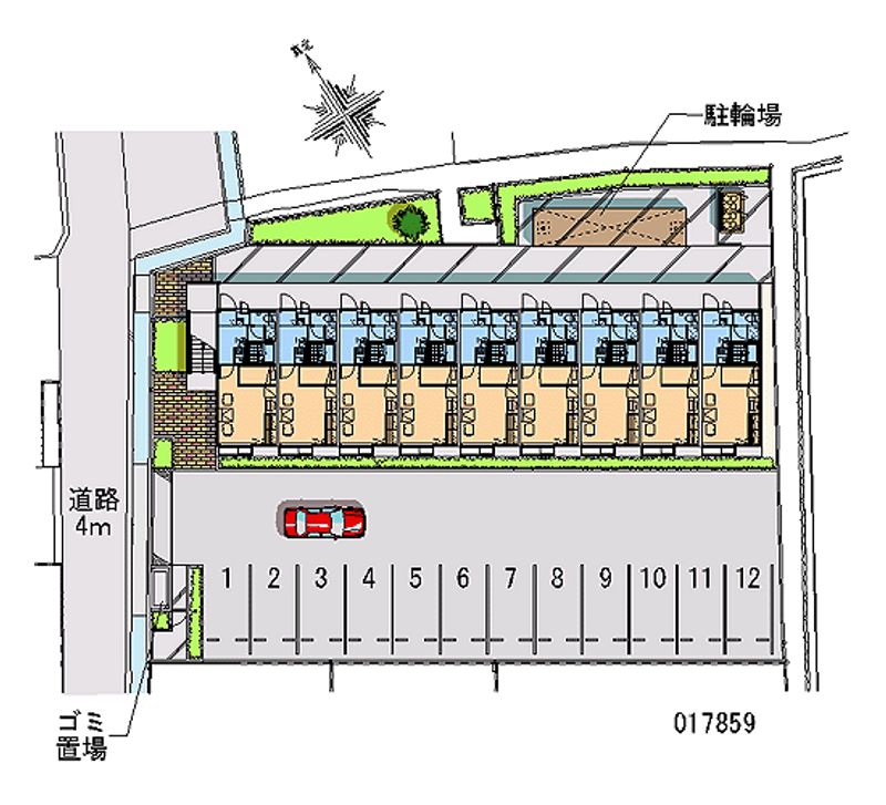 レオパレスｖｅｎｔ 月極駐車場