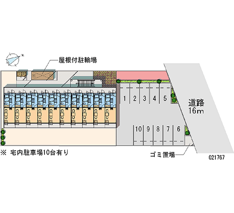 21767 Monthly parking lot