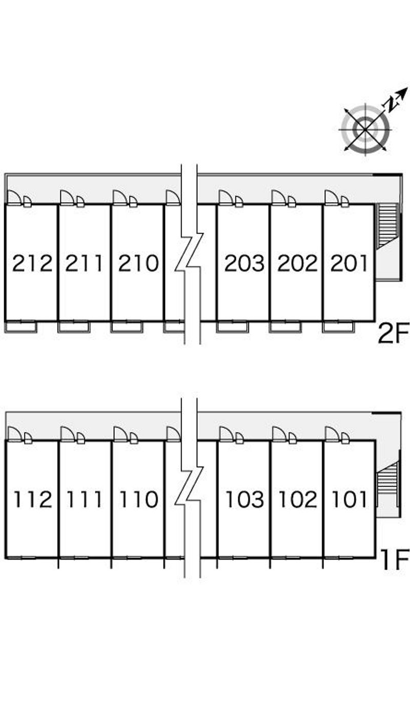 レオパレスアビテＴＡＧＯ 間取配置図
