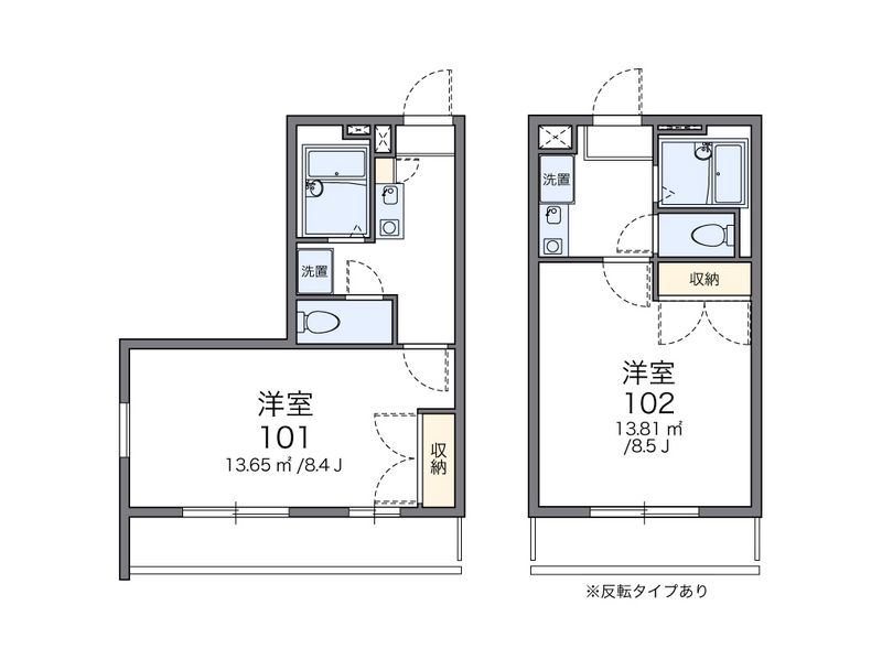 レオパレスＨＡＮＡ 間取図