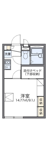 レオパレスセブンハート上田 間取り図