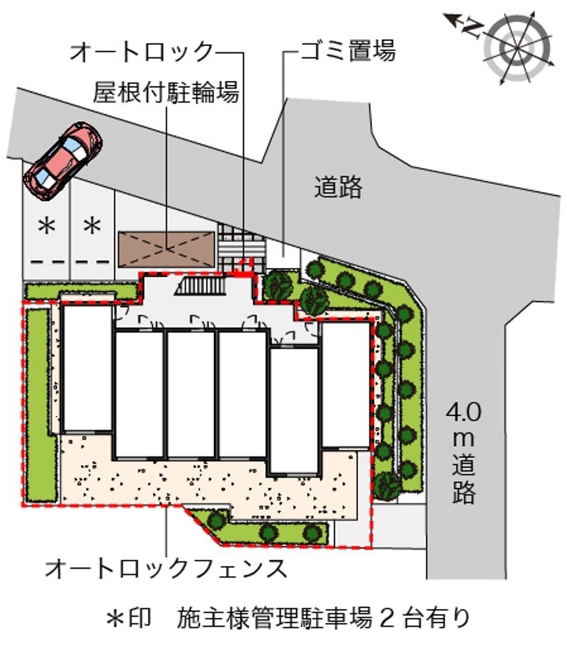 クレイノメイプル 配置図