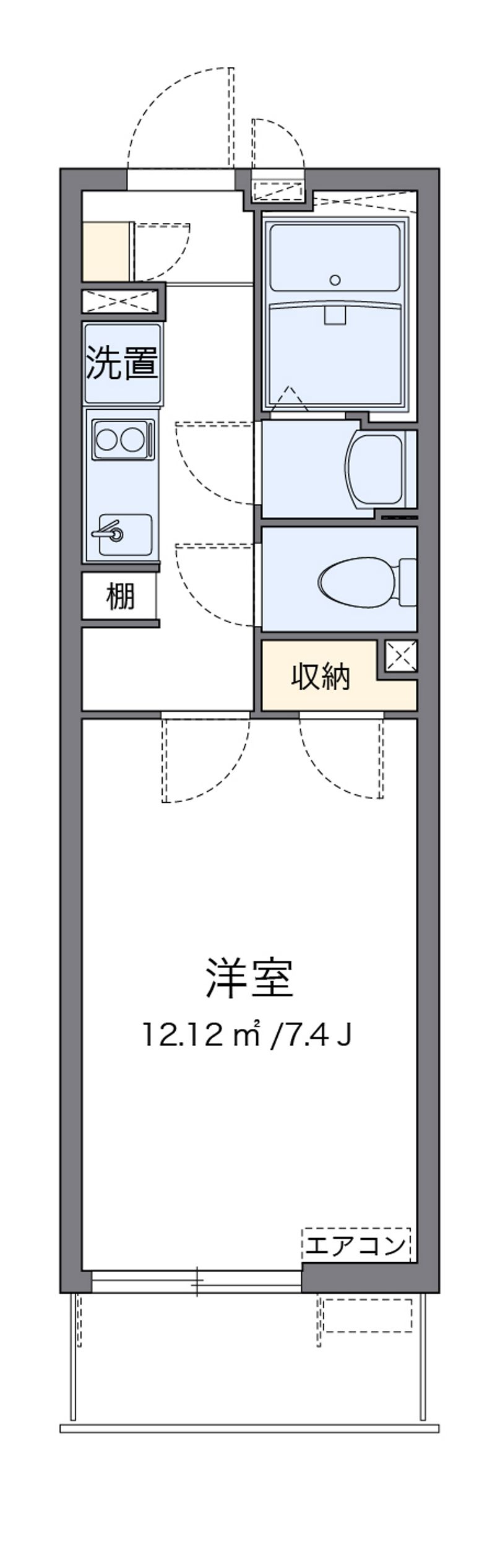 クレイノクーラ　ルガル 間取図