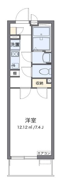 クレイノクーラ　ルガル 間取図