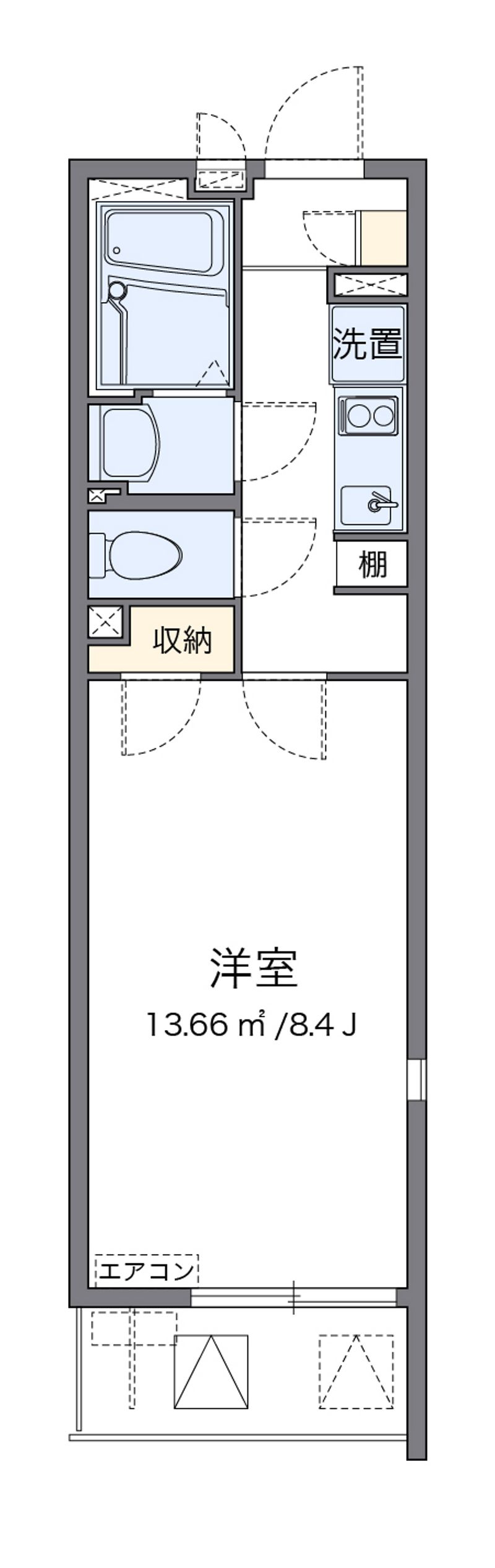 クレイノ大物 間取り