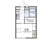 レオパレスガーデン 間取図