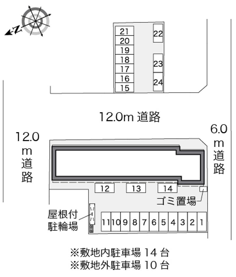 レオパレスＮ　Ｋ　２００８ 駐車場