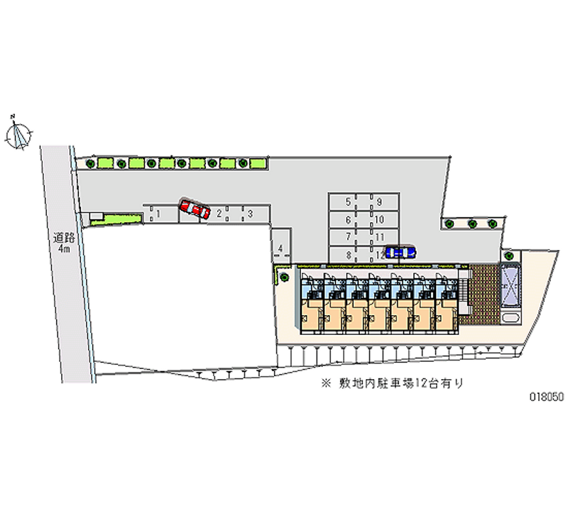 18050 Monthly parking lot