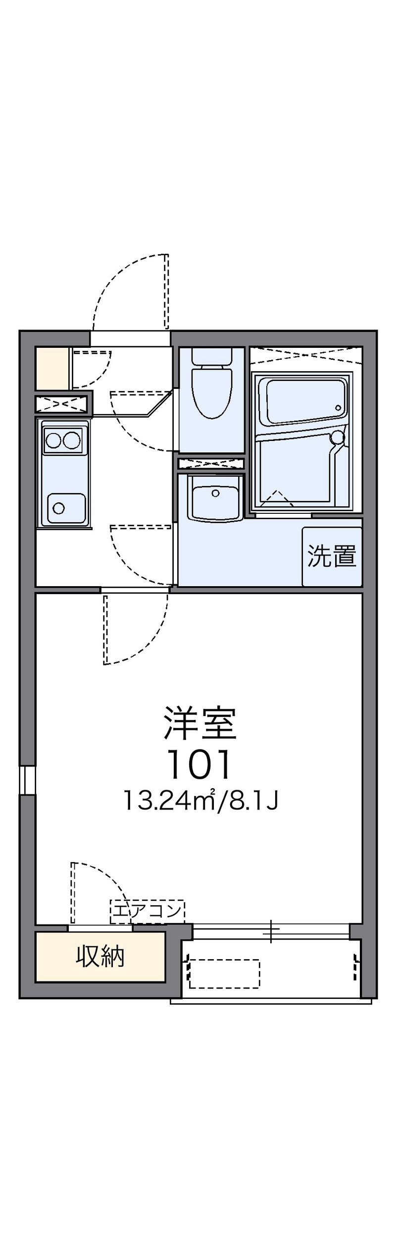 レオネクストアジュール都府楼南 間取図
