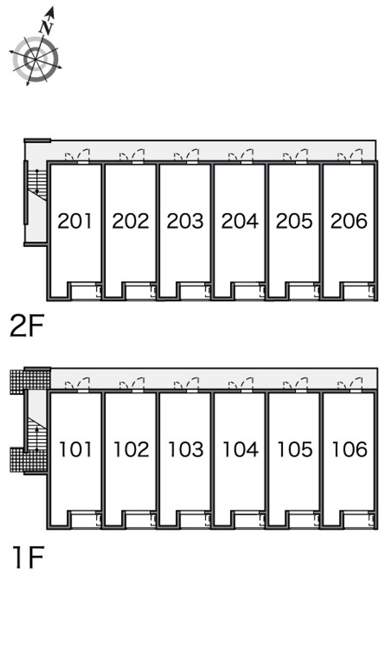 レオネクストＡＴＯＭⅡ 間取り配置図