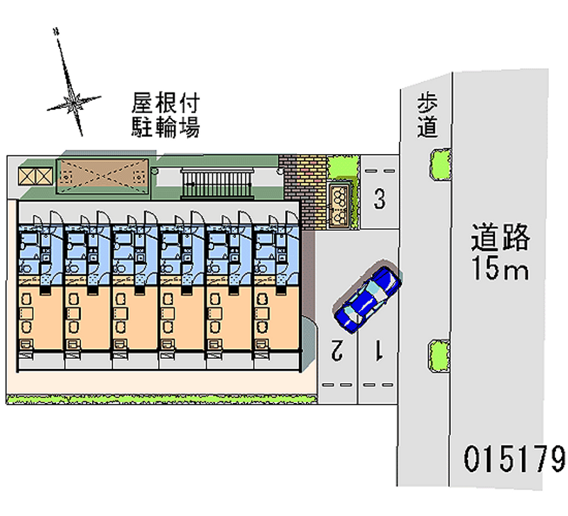 レオパレスＭＥＩＫＯＵ 月極駐車場