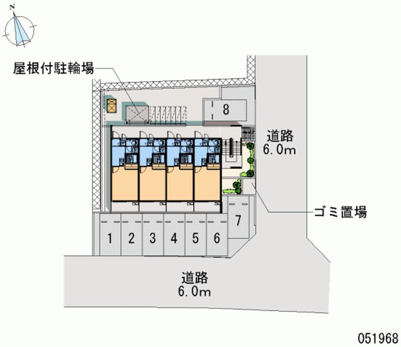 レオパレス里の奨 月極駐車場