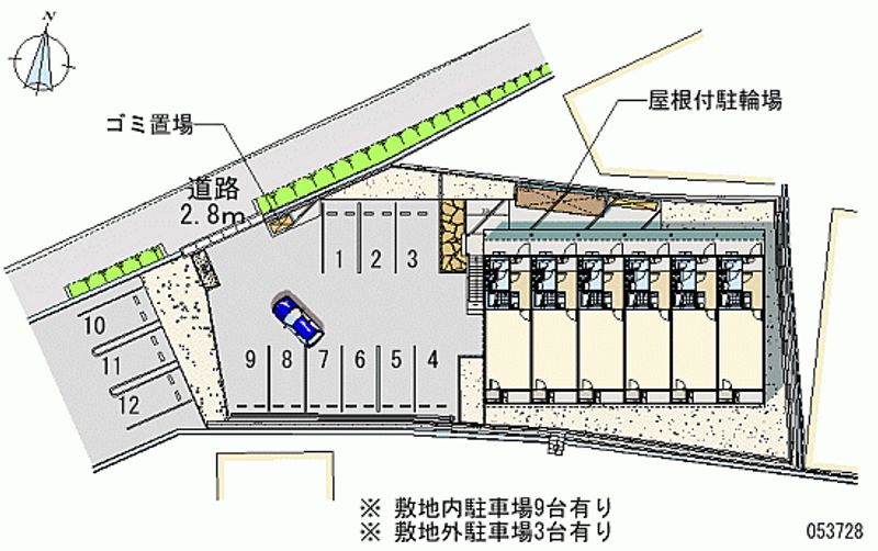 53728月租停車場