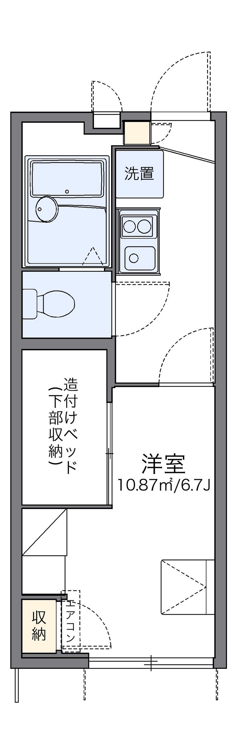 レオパレスさくら 間取り