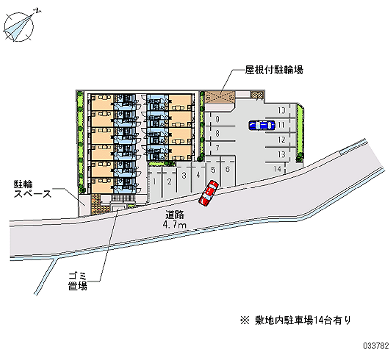 レオパレス馬田 月極駐車場