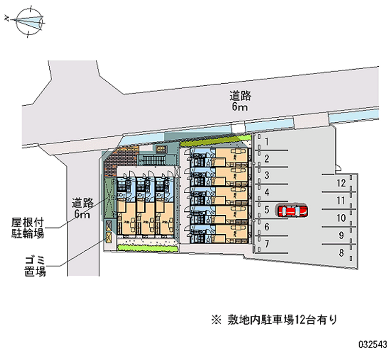 32543 Monthly parking lot