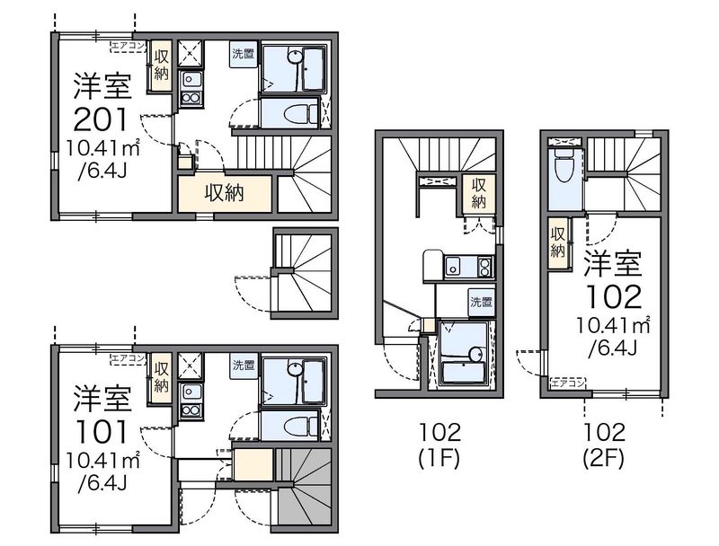 レオネクストＡＲＡＫＩ 間取図