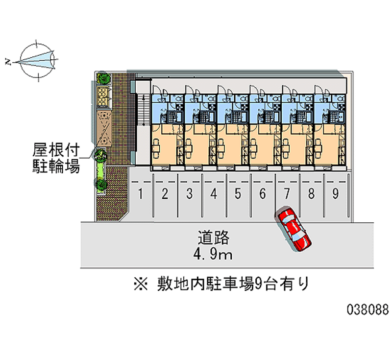 レオパレスＡＶＡＮＣＥ 月極駐車場