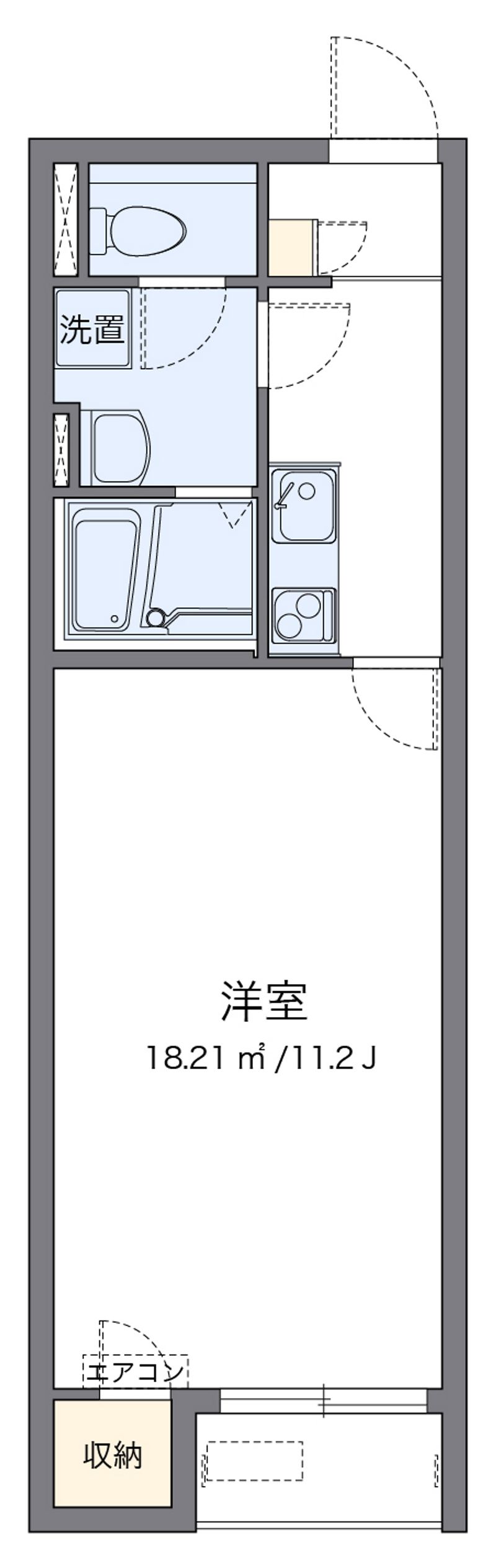 レオネクストアルファ 間取図