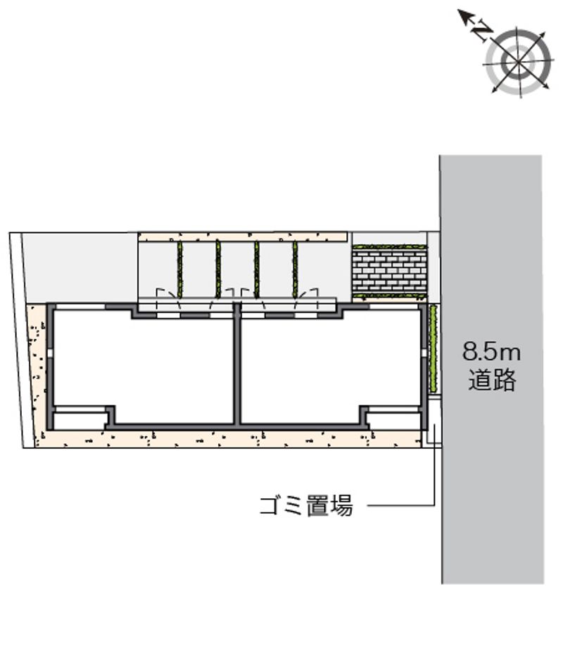 レオネクストカローレⅡ 配置図