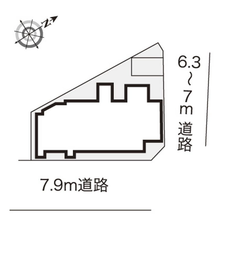 レオパレスＲＸ豊田梅坪 配置図