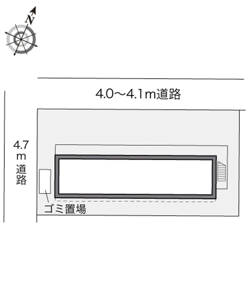 レオパレス牡丹山 配置図