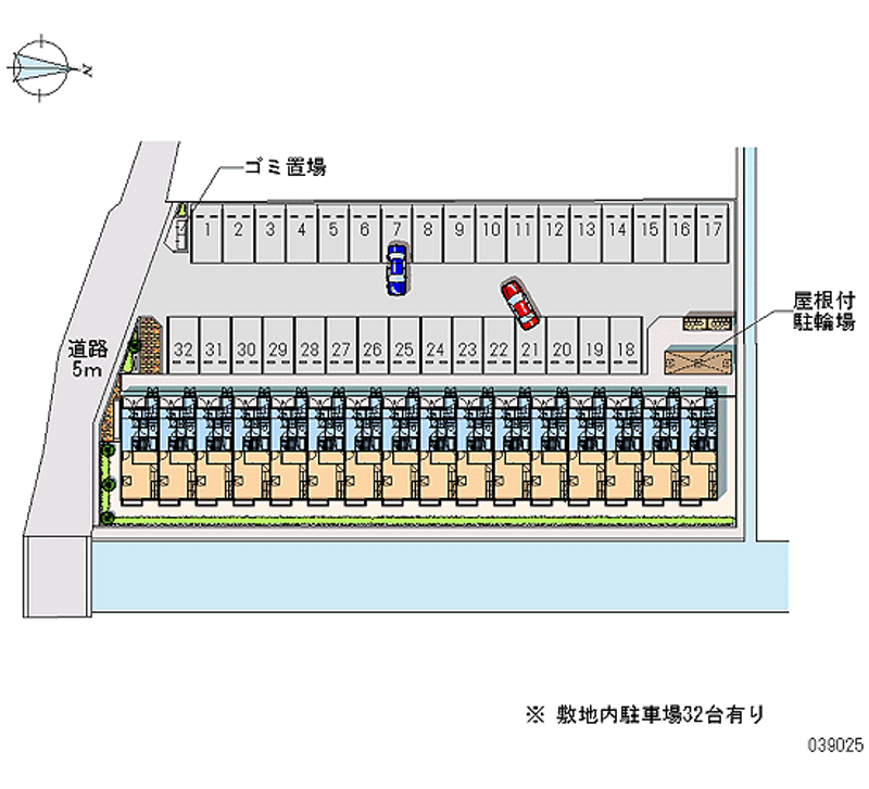 レオパレスシーストーリー 月極駐車場