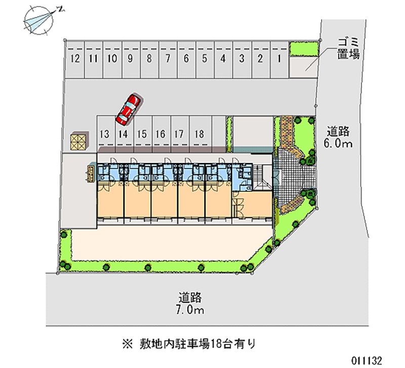 11132月租停車場