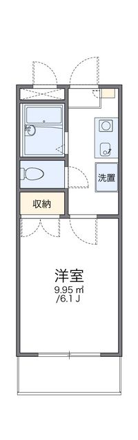 レオパレスフェーリアⅠ 間取り図