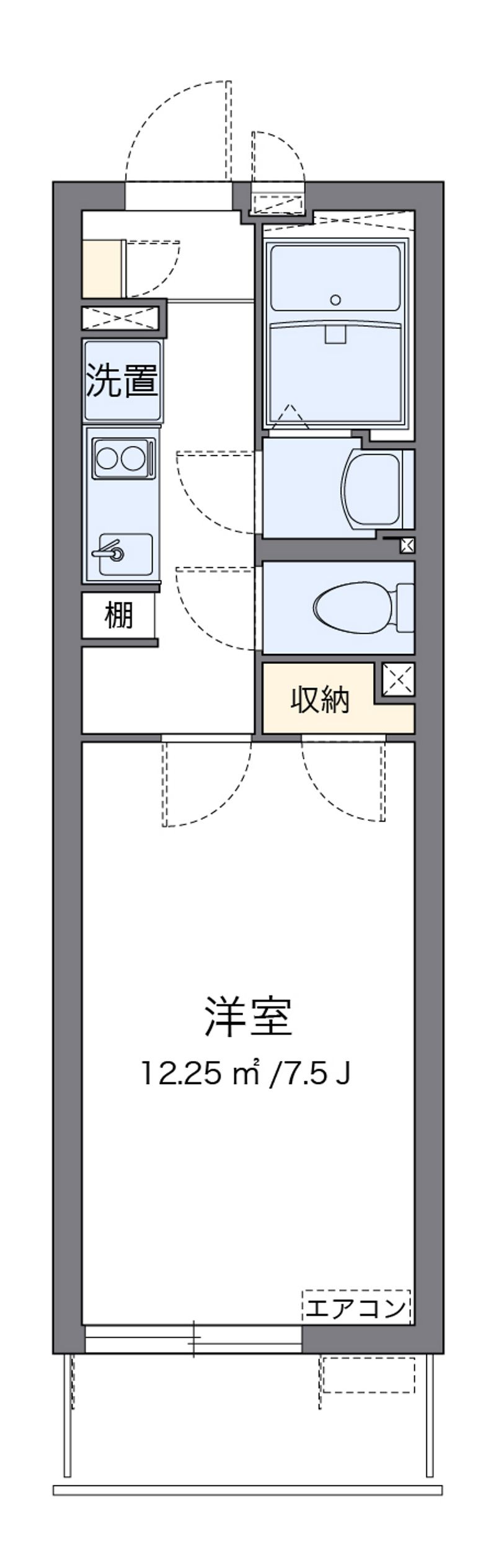 クレイノウィングコート川崎 間取図