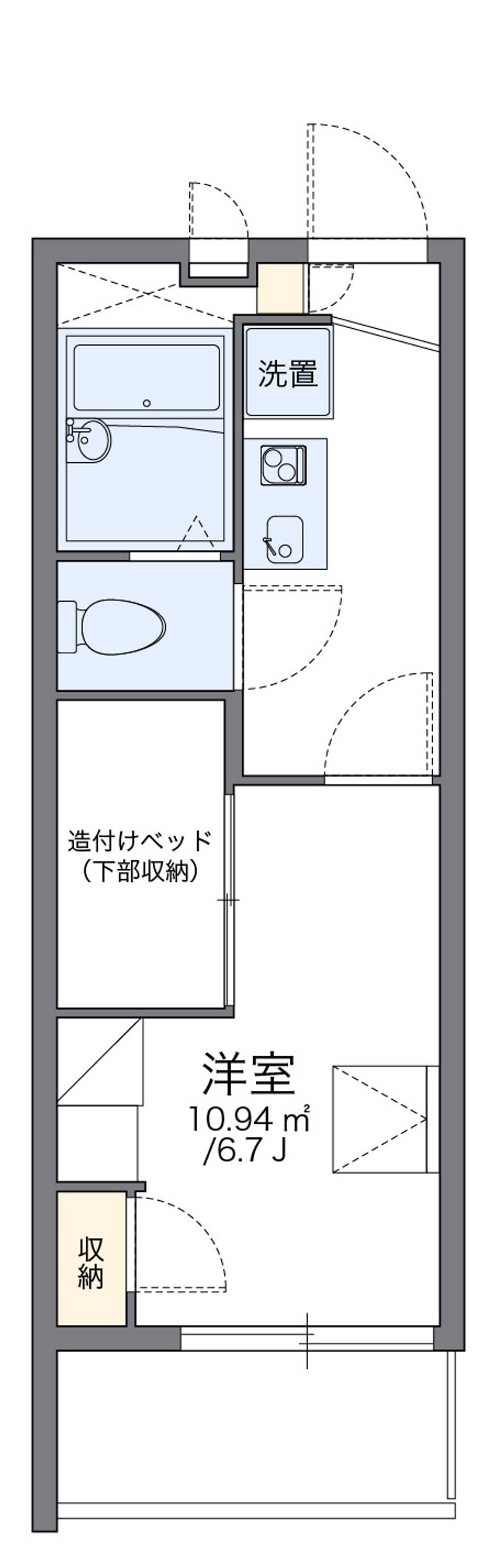 レオパレス洛南 間取図