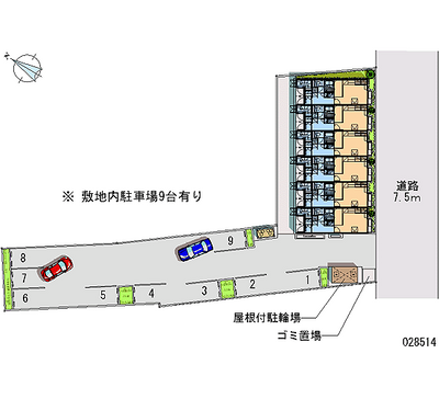 28514 Monthly parking lot