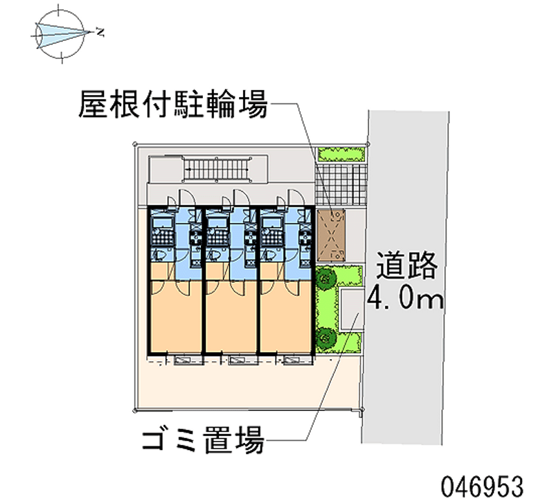 レオパレスゼルコバⅡ 区画図