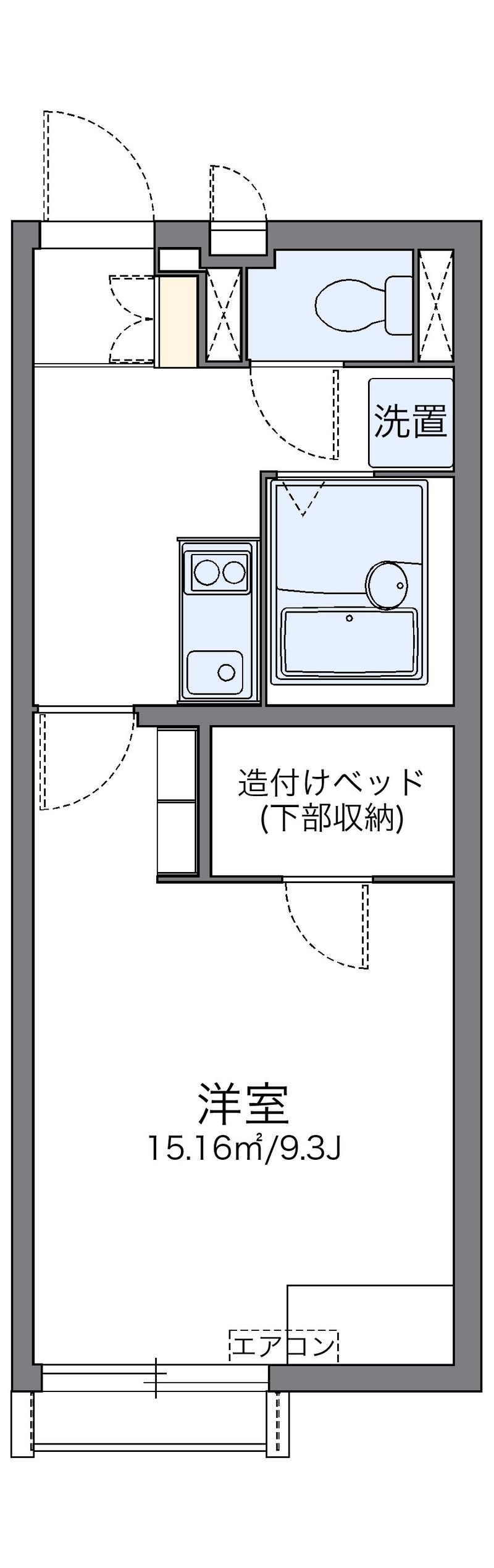 レオネクストリッフェル 間取図