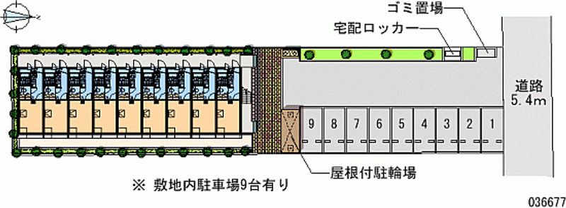 レオパレス大樹 区画図