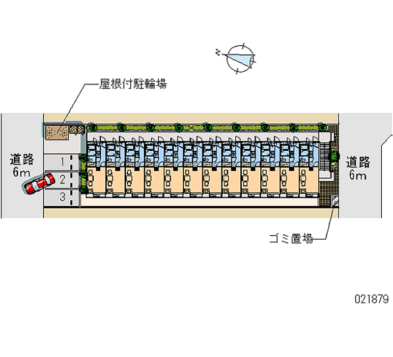 レオパレス寿 区画図