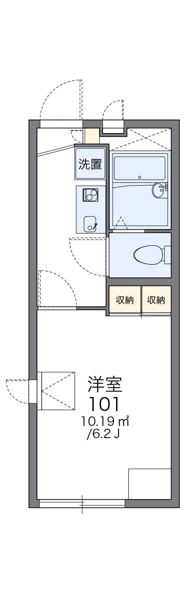 レオパレスＢＯＳＨＵＫＥ 間取図