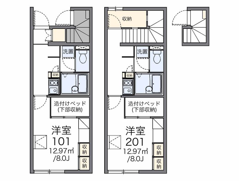 レオパレスエトワール 間取図