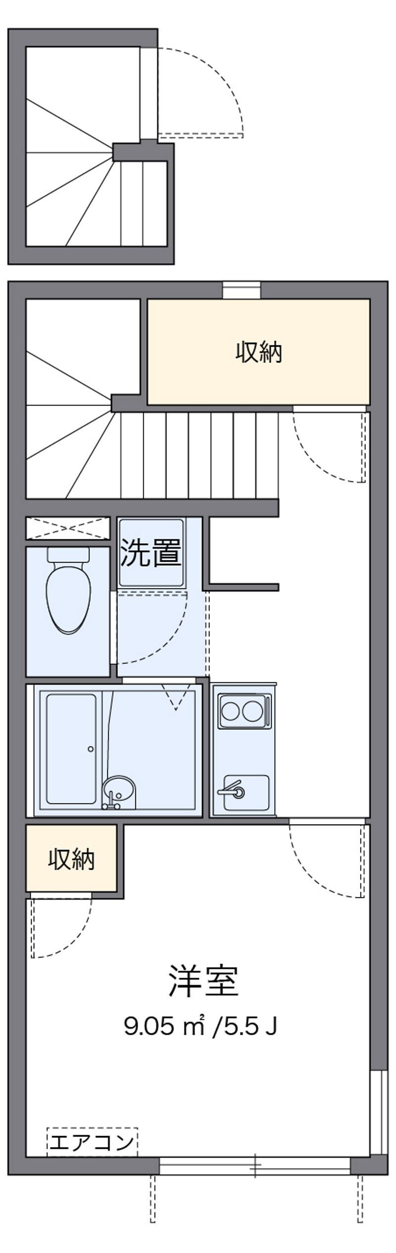 クレイノ戸越銀座 間取図