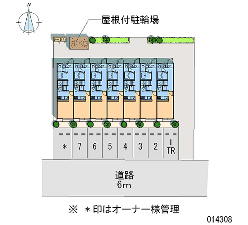 レオパレスドリームⅡ 月極駐車場