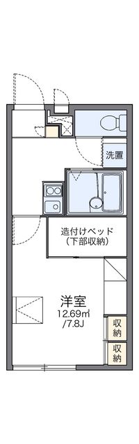 レオパレスシャルマン 間取り図