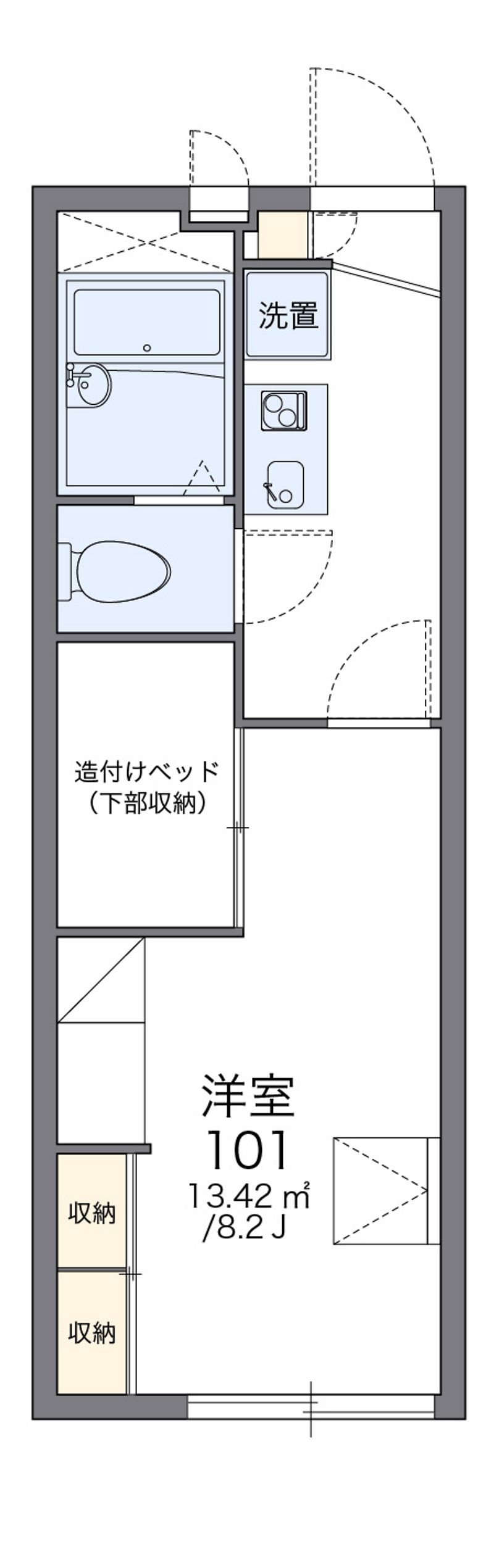 レオパレスＲ＆Ａ 間取図