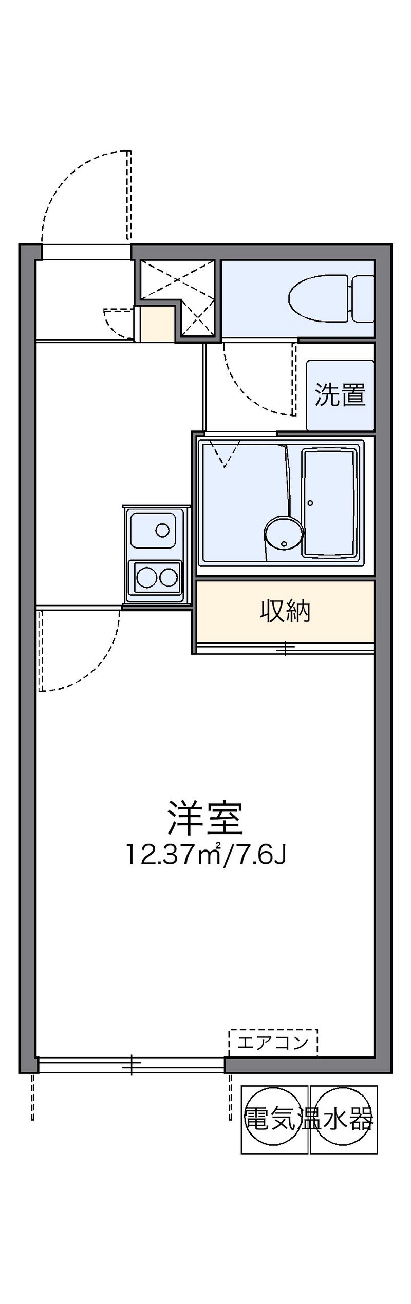 レオパレス東森本 間取図