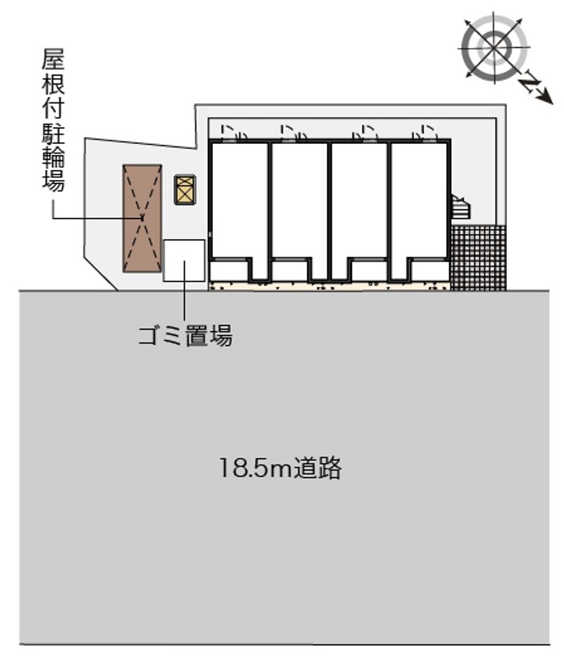 ミランダオカムラハイツ４ 配置図