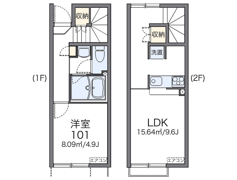 レオネクストＮＡＮＡ 間取図