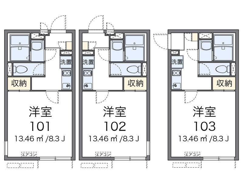 クレイノプランドール 間取図