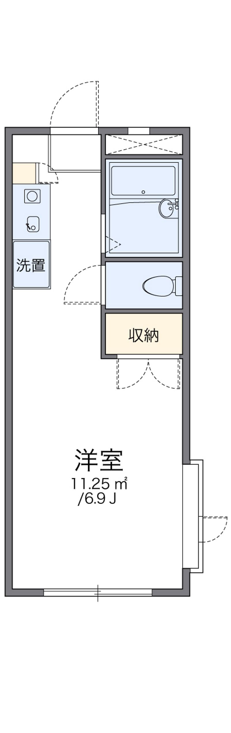 レオパレスＡＮＮＥＸＥＧＡＷＡ 間取図
